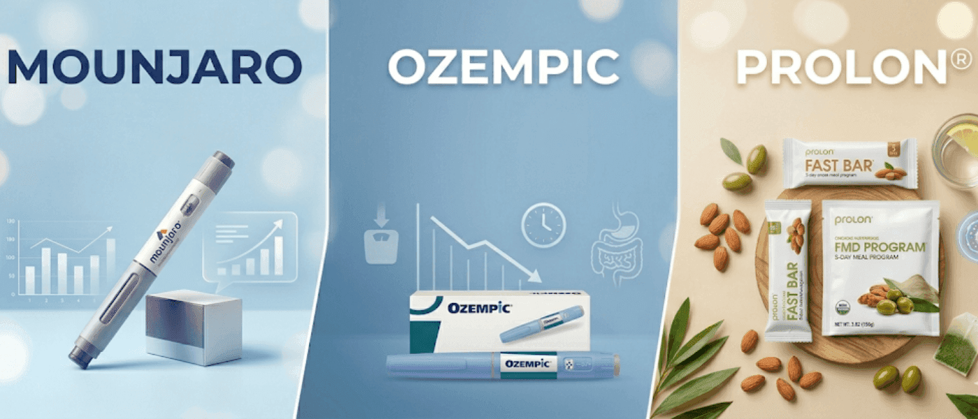 Analiza leków odchudzających i naturalnych alternatyw: Mounjaro, Ozempic i ProLon®
